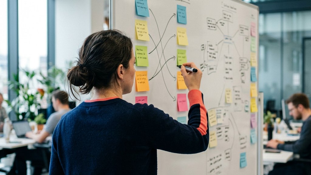 Mapping agent failures to data dimensions on a whiteboard
